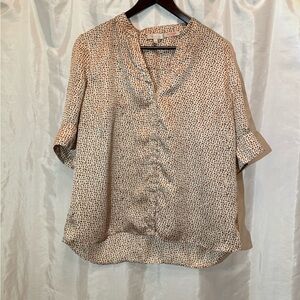 The Limited Scandal Collection Animal Print Blouse Size XL